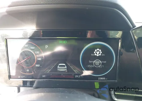 2021 Hyundai Elantra Sel z USA, uszkodzony, nr VIN 5NPLS4AG3MH051950